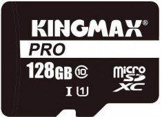 Card de memorie Kingmax 128GB MicroSDXC Clasa 10 UHS-1 + Adaptor SD foto