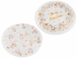 Cumpara ieftin Set 12 suporturi farfurii poliester multicolor 39 cm