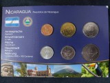 Seria completata monede - Nicaragua 1997-2007, 6 monede, America Centrala si de Sud