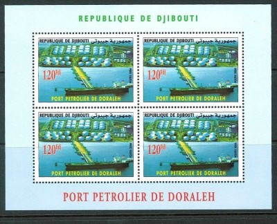 DJIBOUTI 2006 PORTURI VAPOARE DORALEH PORT COTA MICHEL 100 EURO foto