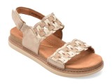 Cumpara ieftin Sandale CLARKS argintii, ARWELL GLIDE, din piele naturala