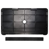 Suport Numar Inmatriculare Moto Scuter ATV 245x145mm Negru Cridem