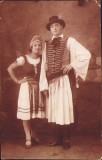 P1766N Port popular maghiar, 1927, Cluj, studio &Aacute;goston
