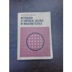 Metrologia si controlul calitatii in induistria textila - Elena Stanciu Stoian
