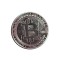 Decoratiune, Bitcoin Moneda de Colectie din Metal gros 3mm, Crypto Suvenir, BTC - Silver