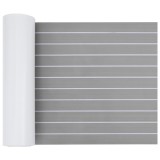 vidaXL Pardoseala pentru bărci autoadezivă gri deschis &amp; alb 240x60 cm spumă EVA