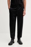 Armani Exchange pantaloni de trening culoarea negru, uni, XM001356 AF16259