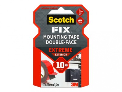 Banda dublu adeziva montare exterior, 19 mm x 1,5 m 3M Scotch-Fix(TM) Extreme foto