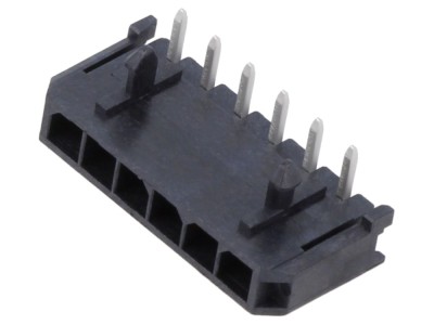 Conector soclu cablu-placă 6 pini 3mm foto
