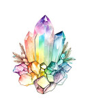 Cumpara ieftin Sticker decorativ Crystal, Multicolor, 68 cm, 3769ST, Oem