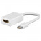 Cablu adaptor 346 mini display port mama HDMI tata Goobay, 100 cm, Alb