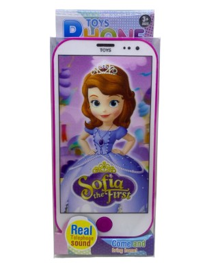 Telefon tactil de jucarie cu baterii Sofia foto
