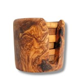 Set suport pahare Capri din lemn de măslin 6 buc