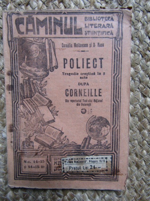 POLIECT. TRAGEDIE CRESTINA IN 8 ACTE DUPA CORNEILLE