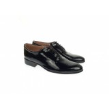 Cumpara ieftin Oferta marimea 41, 43 Pantofi barbati eleganti negri din piele naturala lacuita - LMOD1NLAC