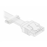 Set 10 bucati suport cu adeziv pentru cablu flat/plat, Delock 60181
