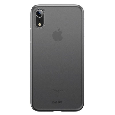 Husa Silicon Simple iPhone X transparenta si fumurie foto