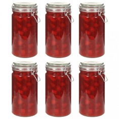 Borcane depozitare, 6 buc., 1000 ml, &amp;icirc;nchidere clips foto
