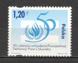 Polonia.1998 50 ani Declaratia drepturilor omului MP.341, Nestampilat