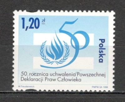 Polonia.1998 50 ani Declaratia drepturilor omului MP.341 foto