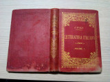 LEZIONI DI STORIA DELA LITERATURA ITALIANA - (3) - Giuseppe Finzi -1888, 502 p., Alta editura