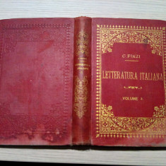 LEZIONI DI STORIA DELA LITERATURA ITALIANA - (3) - Giuseppe Finzi -1888, 502 p.