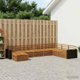 vidaXL Set de canapele de exterior 8 pcs natural 3383722