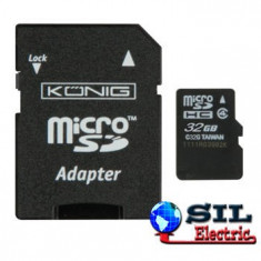 Card de memorie micro SDHC 32 GB Konig foto