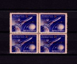 Cumpara ieftin ✅RO 1959 , LP 478 ,&quot;Prima racheta cosmica in Luna-supra.&quot; bloc 4/2 varietati,MNH
