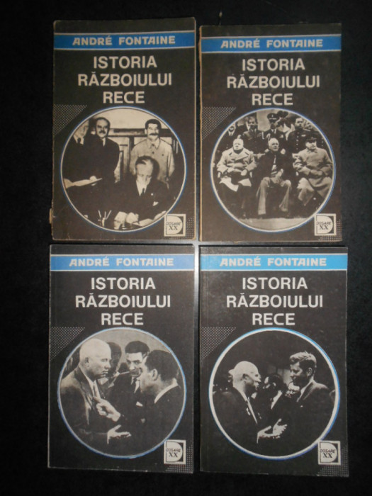 Andre Fontaine - Istoria Razboiului Rece 4 volume (1992-1994, seria completa)