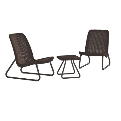 17197637521 KETER Set mobilier gradina maro Rio Patio foto