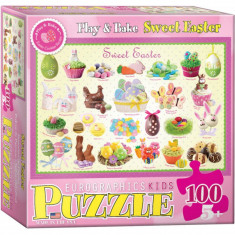 Puzzle 100 piese Sweet Easter foto