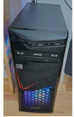 PC Gaming - AMD Ryzen 5 4500 - 16 Gb RAM Ddr4 , RX580, SSD 256Gb + Monitor Led LG 24 '