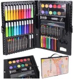 Set Pictura si Desen 86 Piese , Cu Servieta Neagra din Plastic, 33.5x27 cm, +3 Ani