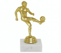 Figurina Fotbal plastic-marmura, 13,5 cm inaltime foto
