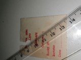 ETICHETA VECHE GAROAFE - INTR DE SERE BERCENI