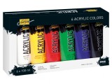Vopsea acrilica Solo Goya, set 6 buc. x 100 ml, Kreul
