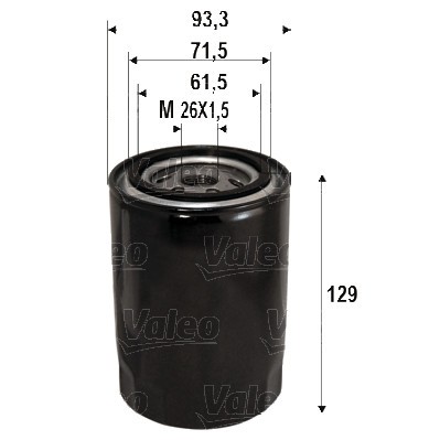 VALEO 586095 Filtru ulei foto