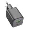 Incarcator Hoco USB-A + Type-C PD QC 3.0 20W N41, Negru