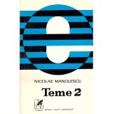 Nicolae Manolescu - Teme 2 - 136014