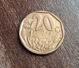 C50 - Moneda foarte veche - 20 centi - Africa de Sud - 2008