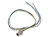 Conector M12 soclu PIN 5 tată 0,5m CONEC A-DeviceNet CANopen
