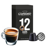 Cafea Dark Espresso, 10 capsule compatibile Nespresso, La Capsuleria