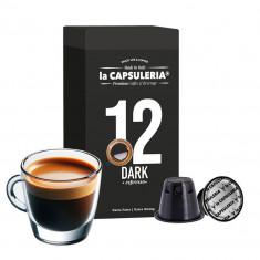 Cafea Dark Espresso, 100 capsule compatibile Nespresso, La Capsuleria