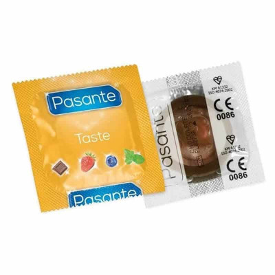 Prezervative Pasante Taste Chocolate, 50 bucati foto