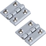 Cumpara ieftin Balama din aluminiu pentru vestiar, crom lucios, 60 x 60 mm, 2 buc / set