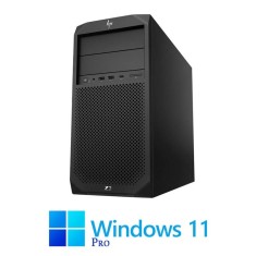 Workstation HP Z2 G4 Tower, Hexa Core i7-8700, 32GB, 1TB SSD NOU, Win 11 Pro