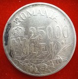(A27) MONEDA DIN ARGINT ROMANIA - 25.000 LEI 1946, REGELE MIHAI I