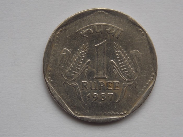 1 RUPEE 1987 INDIA