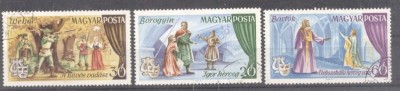 Hungary 1967 Opera 3 values used AK.016 foto